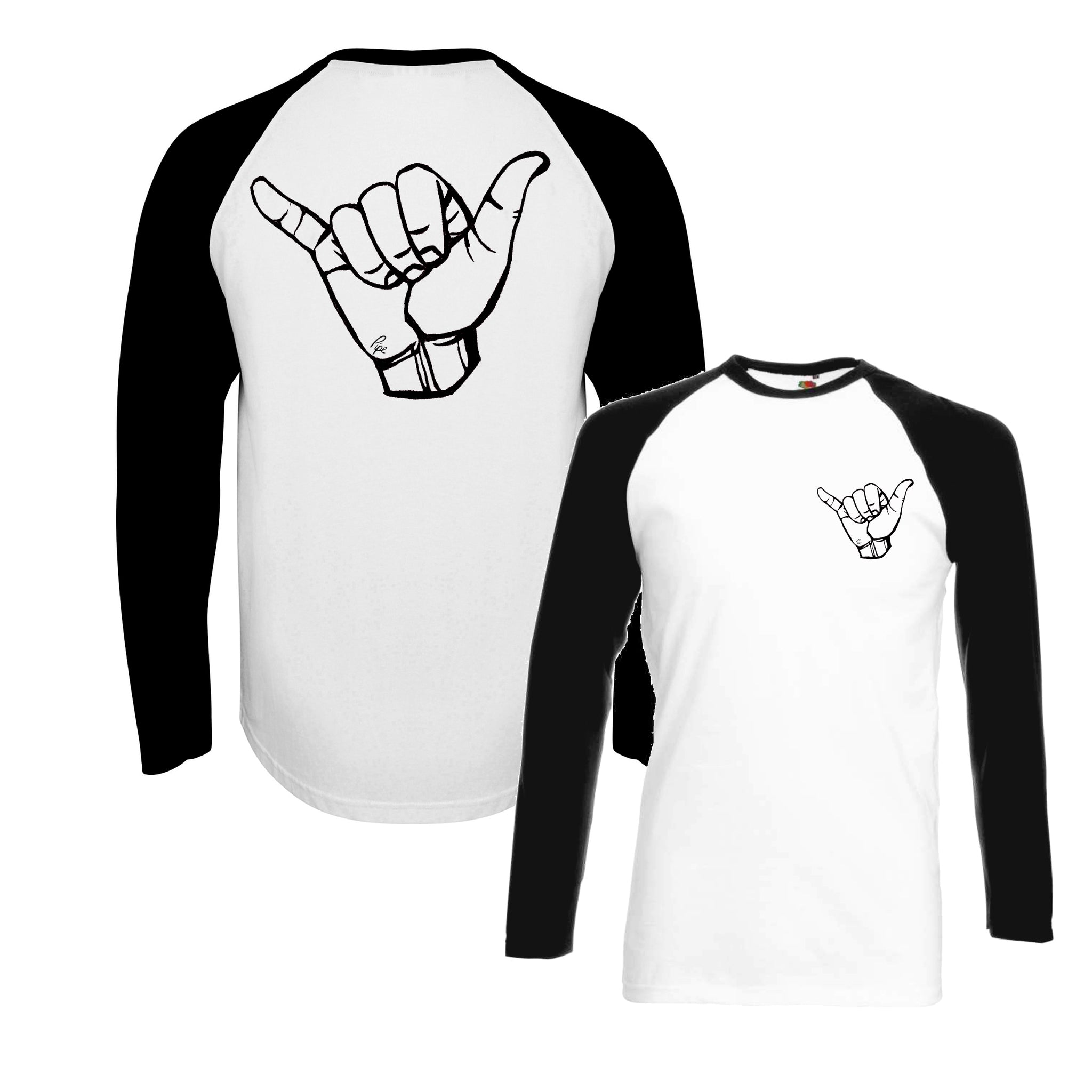 PIPE - Shaka Baseball Tee